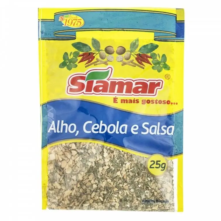 ALHO CEBOLA E SALSA SIAMAR 25G