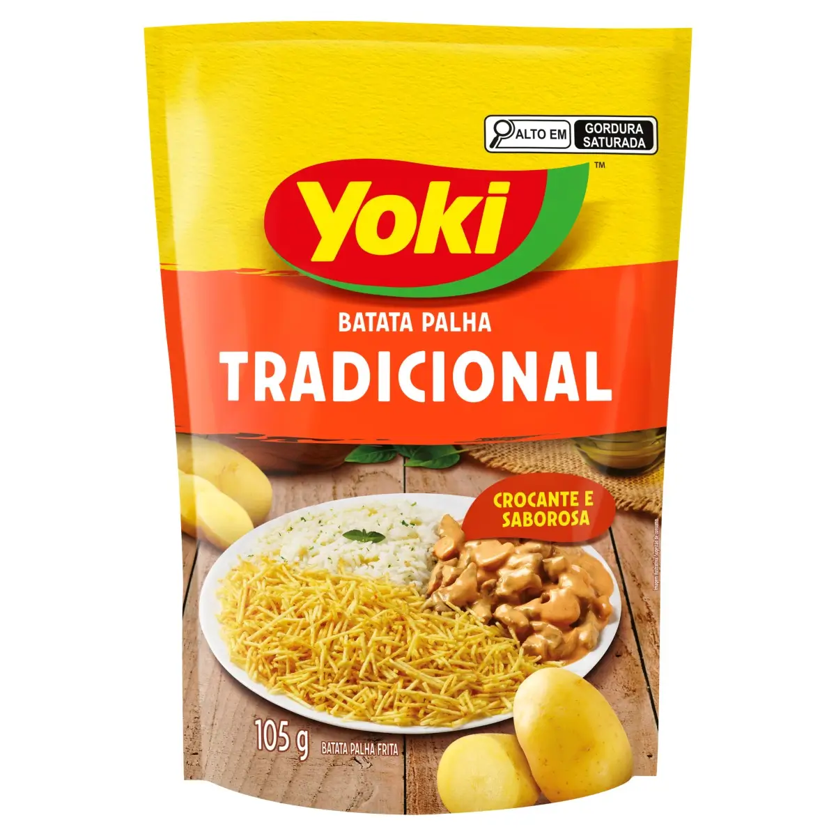 BATATA PALHA YOKI 105G TRADICIONAL