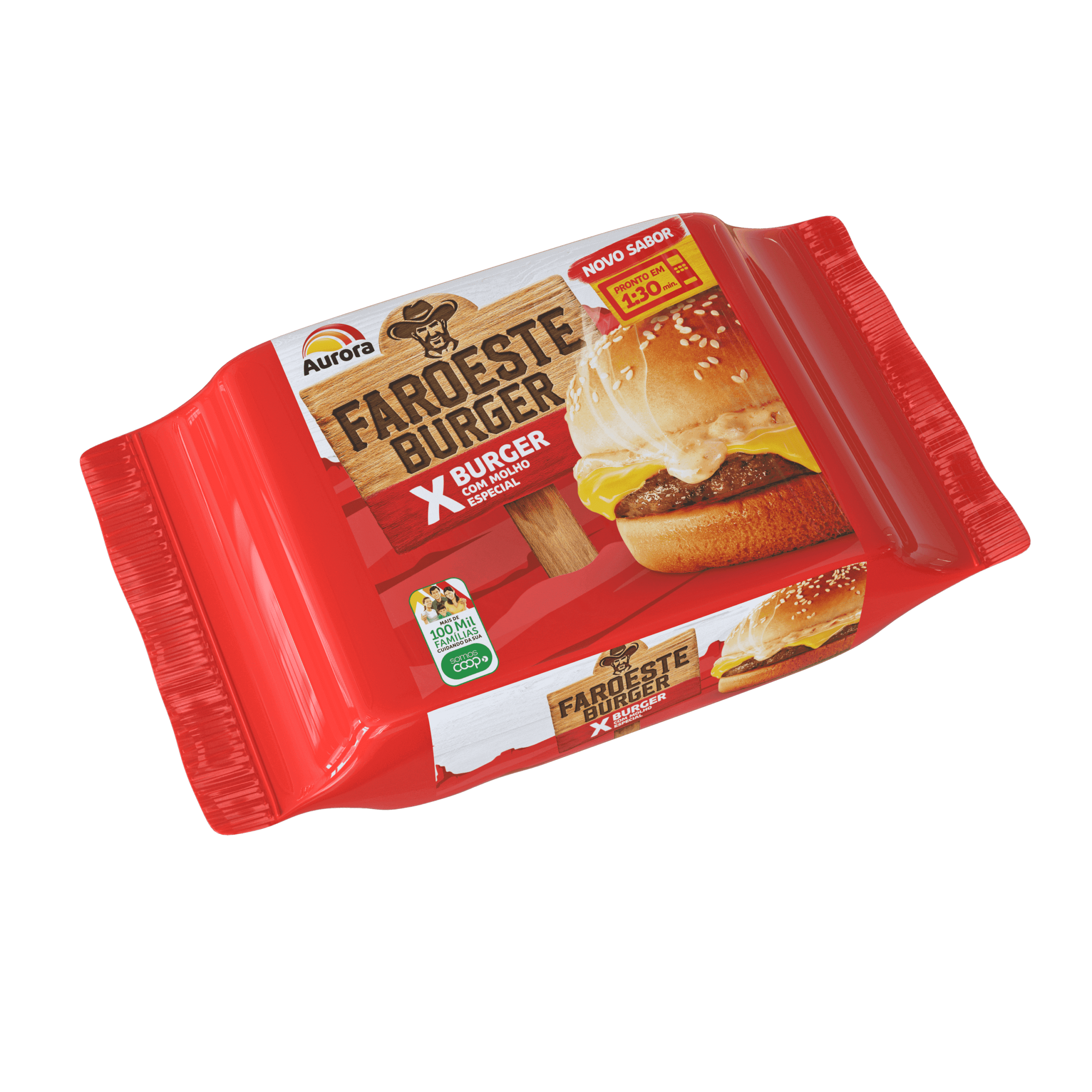 SANDUICHE FAROESTE AURORA 145G MOLHO ESPECIAL
