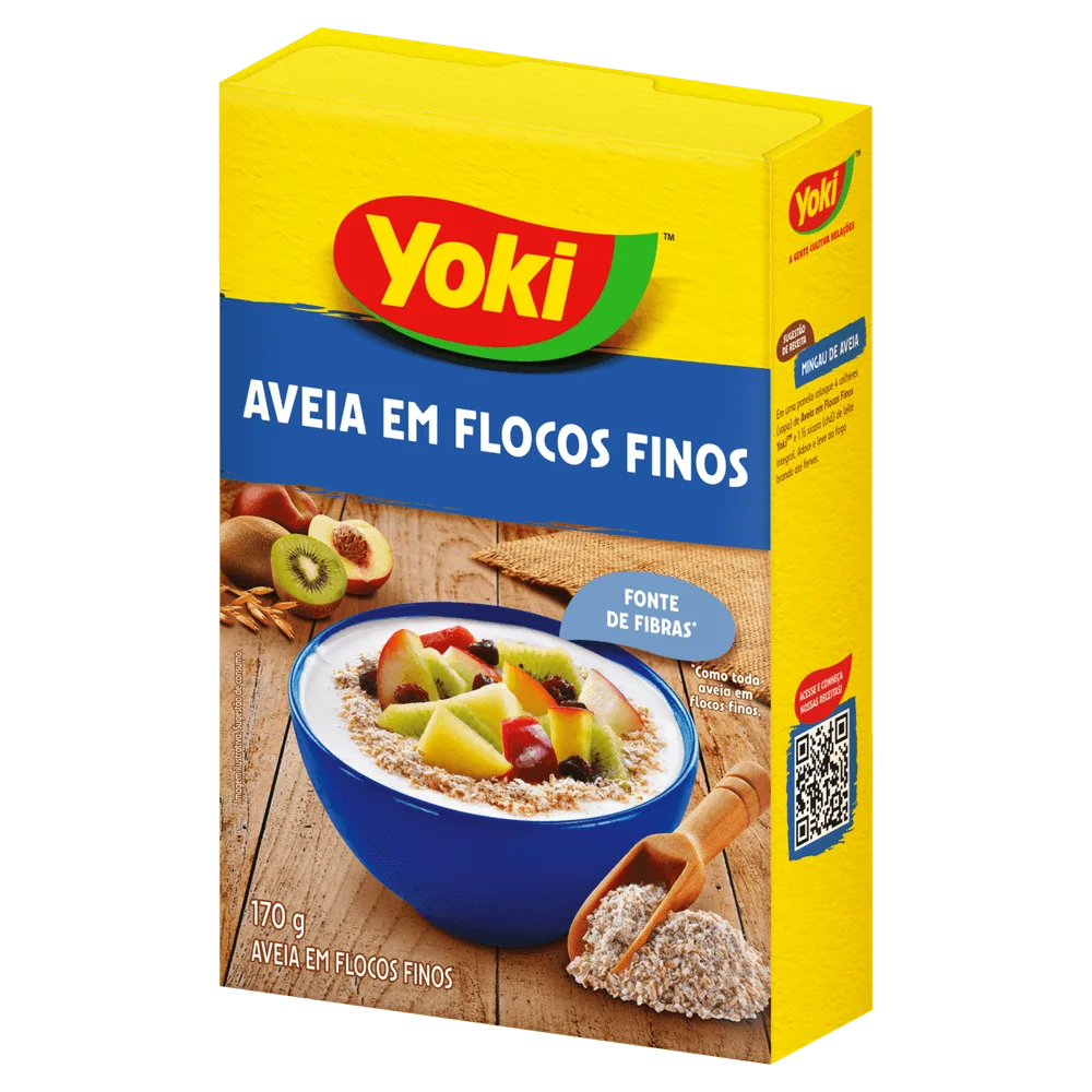 AVEIA EM FLOCOS FINOS YOKI 170G
