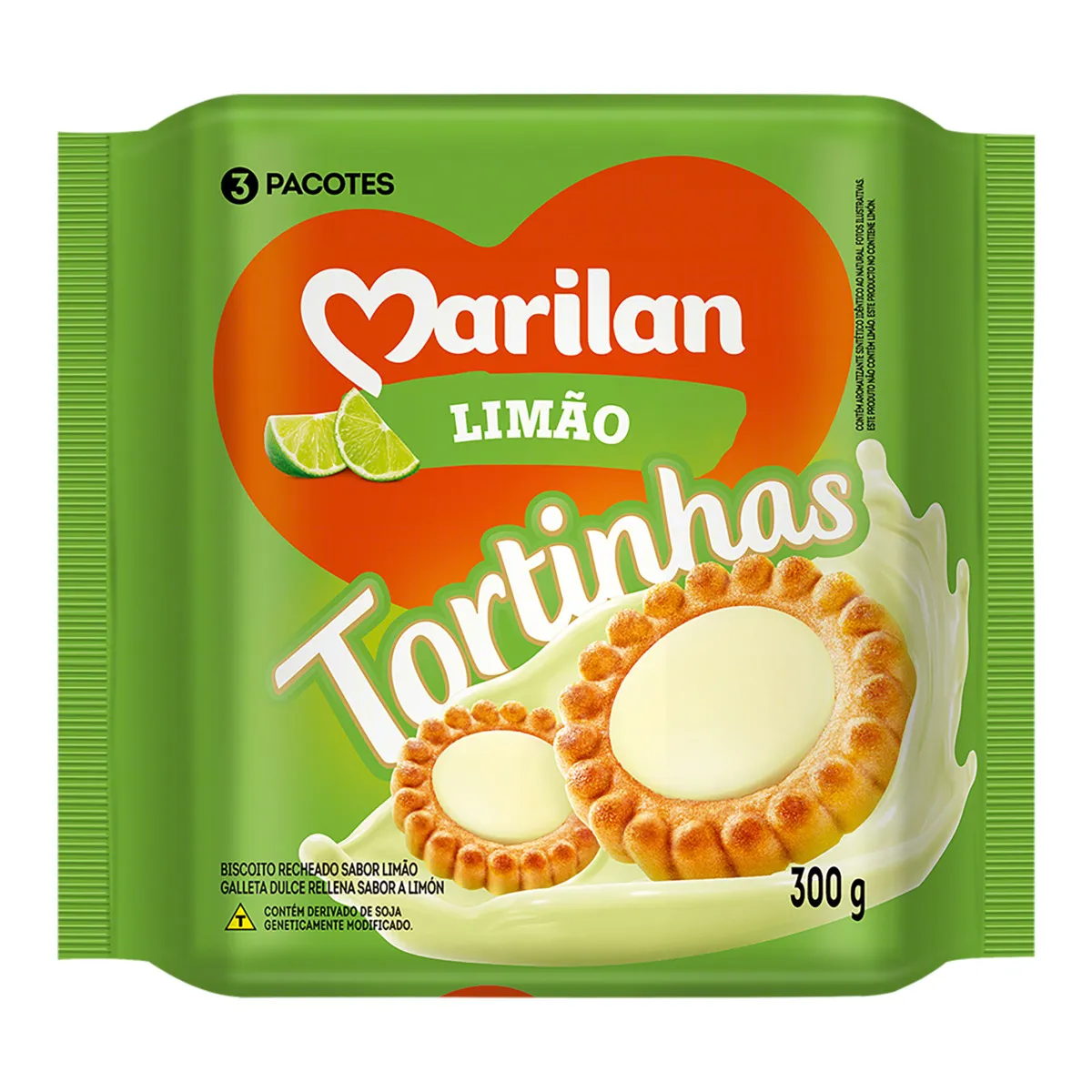 BISC MARILAN TORTINHAS 300G CHOCOLATE