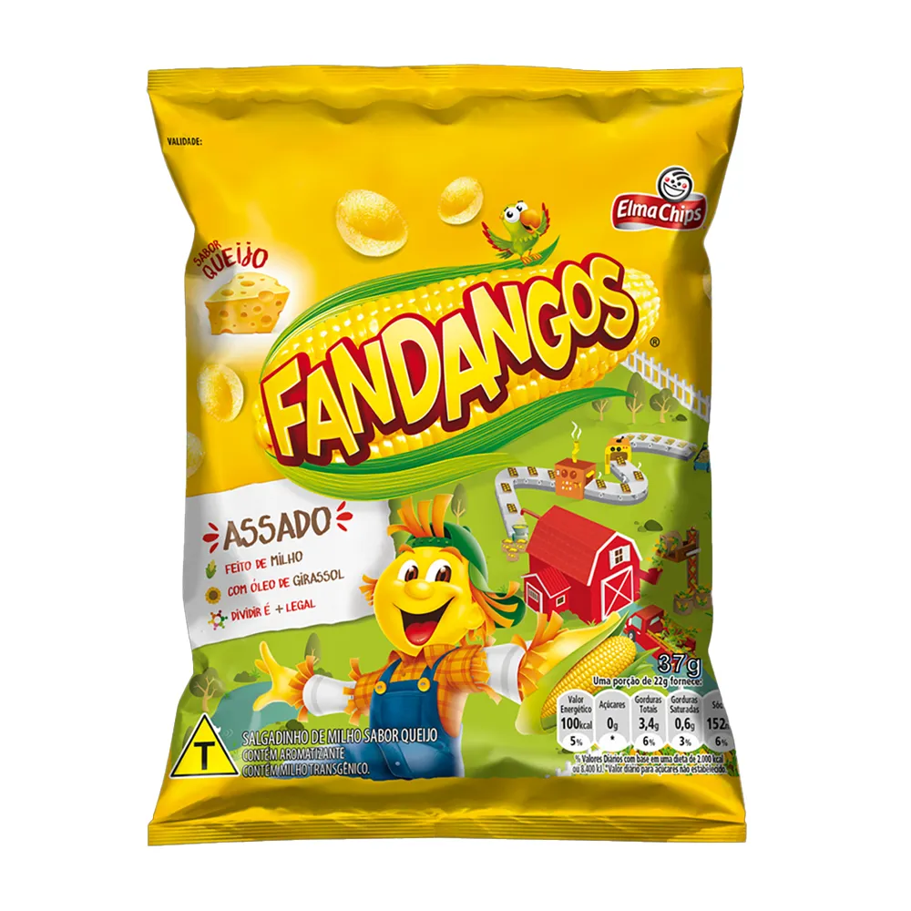 SALG ELMA CHIPS FANDANGOS 37G QUEIJO