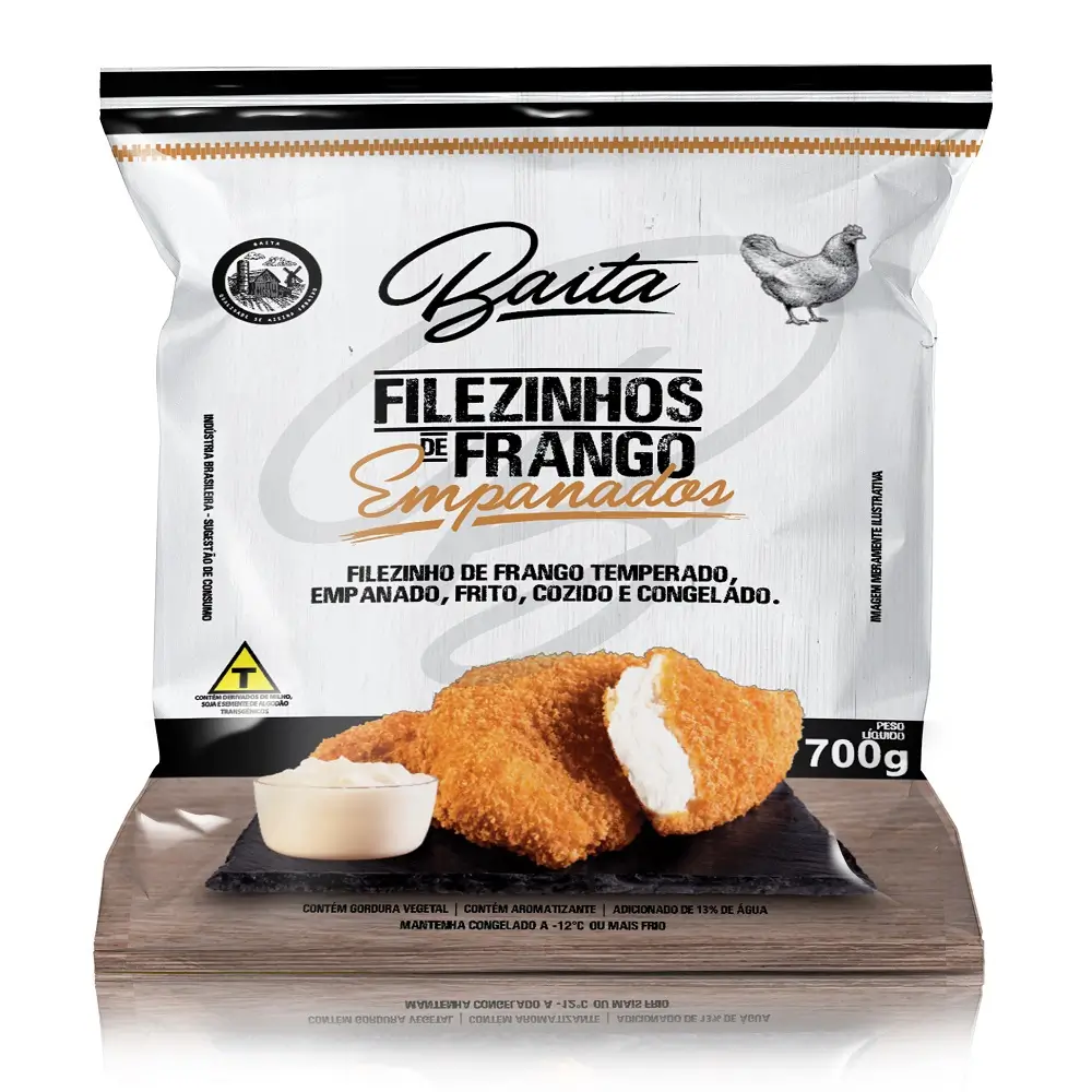 FILE DE FRANGO EMPANADO BAITA KG