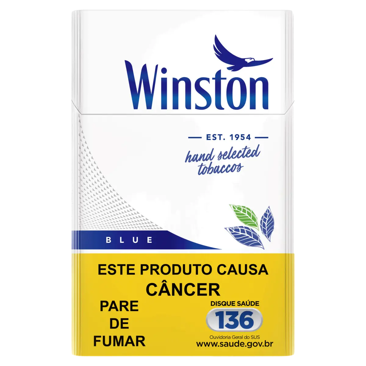 CIGARRO WINSTON BLUE HAND SELECTTED TABACCOS