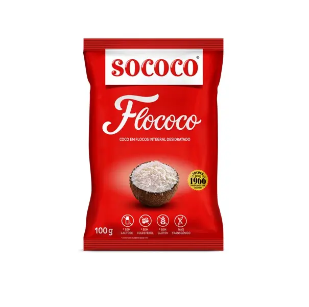 COCO RALADO SOCOCO FLOCOCO 100G
