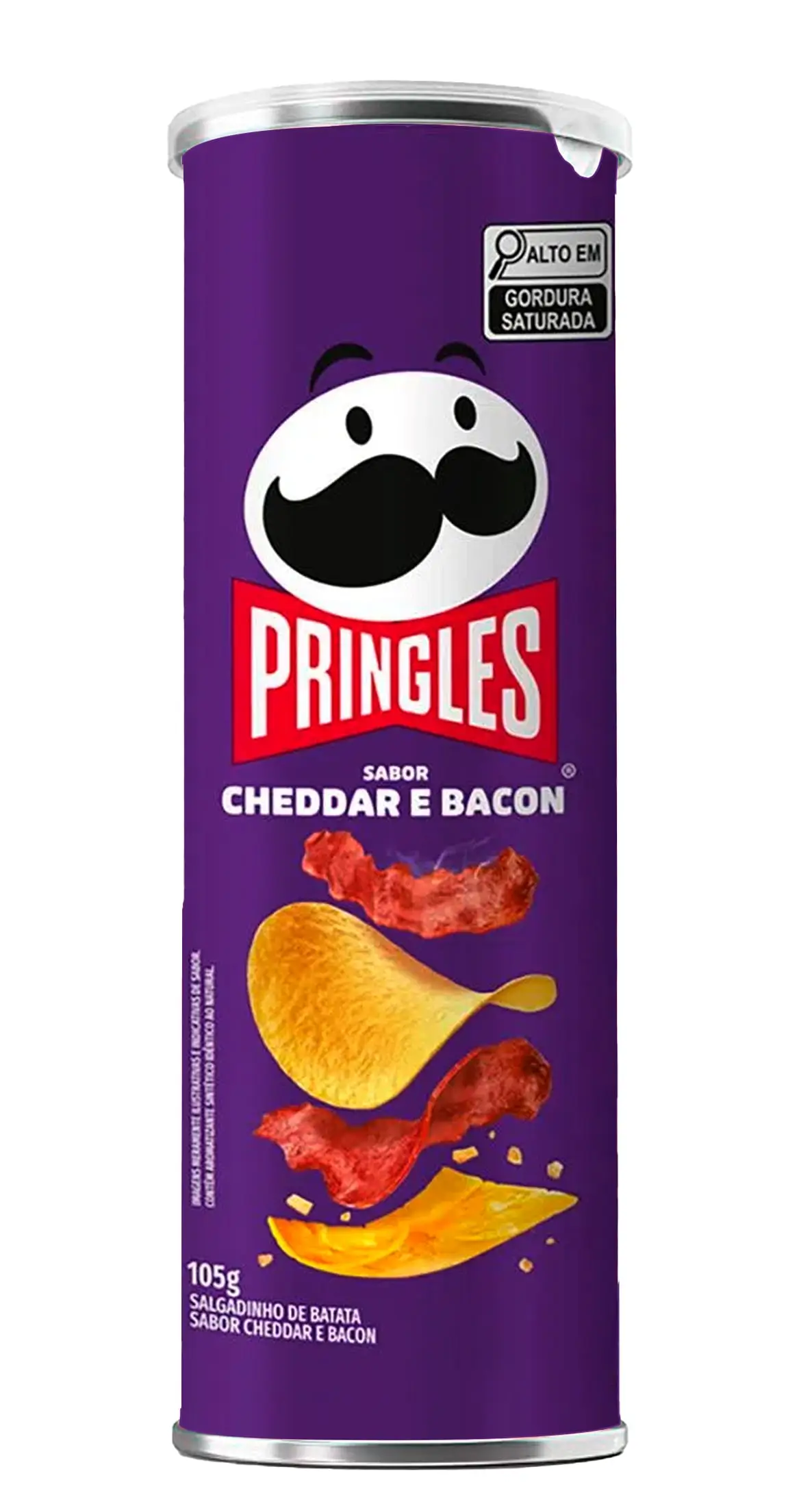 BATATA PRINGLES 105G CHEDDAR E BACON