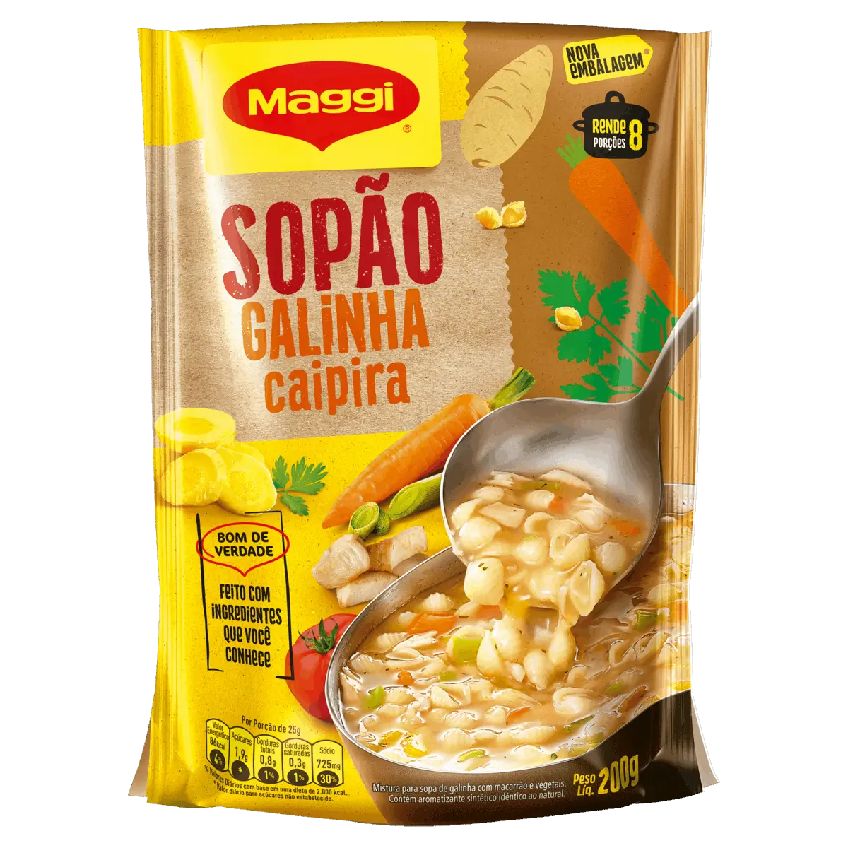 SOPAO MAGGI 200G GALINHA CAIPIRA