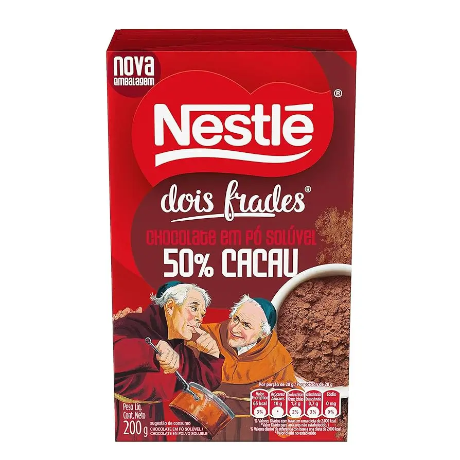 CHOCOLATE SOLUVEL NESTLE DOIS FRADES 200G