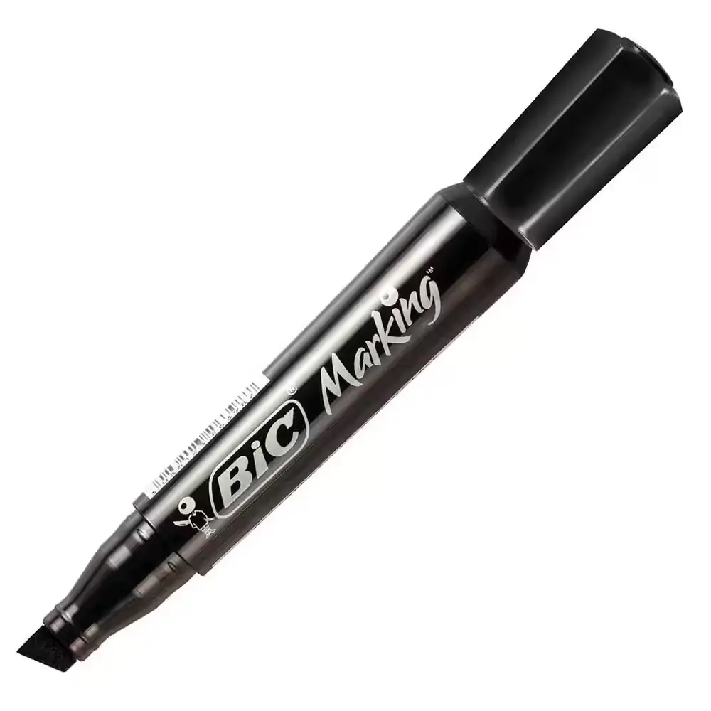 PINCEL MARCADOR PERMANENTE BIC PRETO
