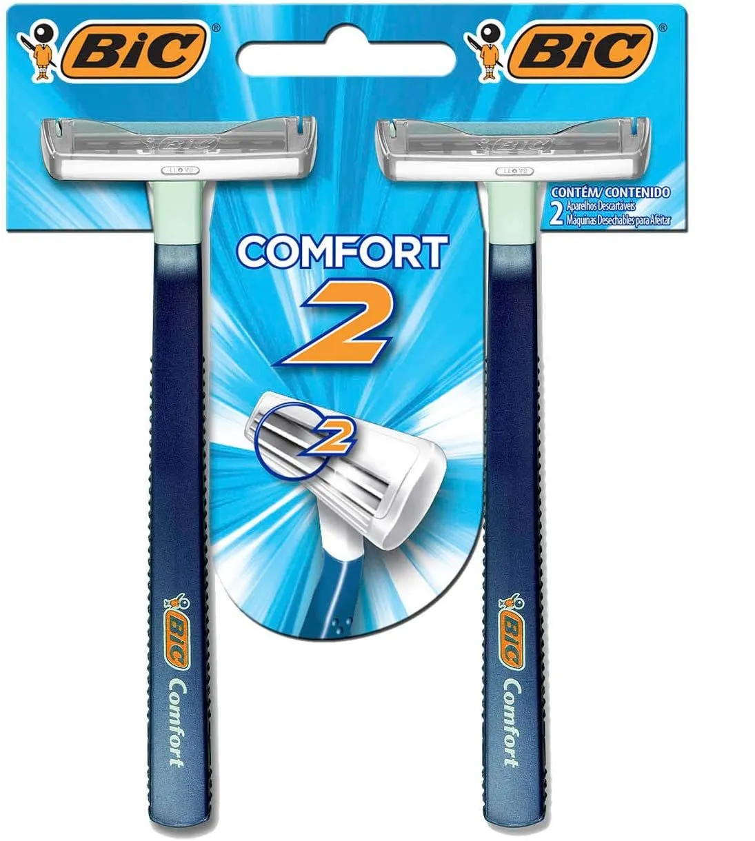 APARELHO BARBEAR BIC COMFORT 2 PS C2