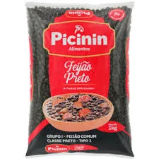 FEIJAO PRETO PICININ 1KG