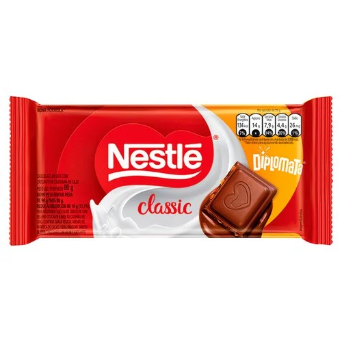 CHOCOLATE NESTLE CLASSIC 80G DIPLOMATA
