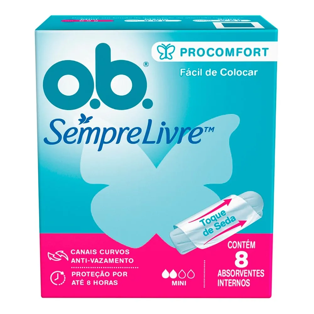 ABSORVENTE INTERNO OB MINI 8UN