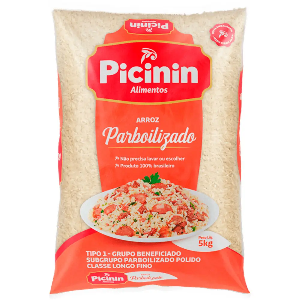 ARROZ PICININ 5KG PARBOILIZADO