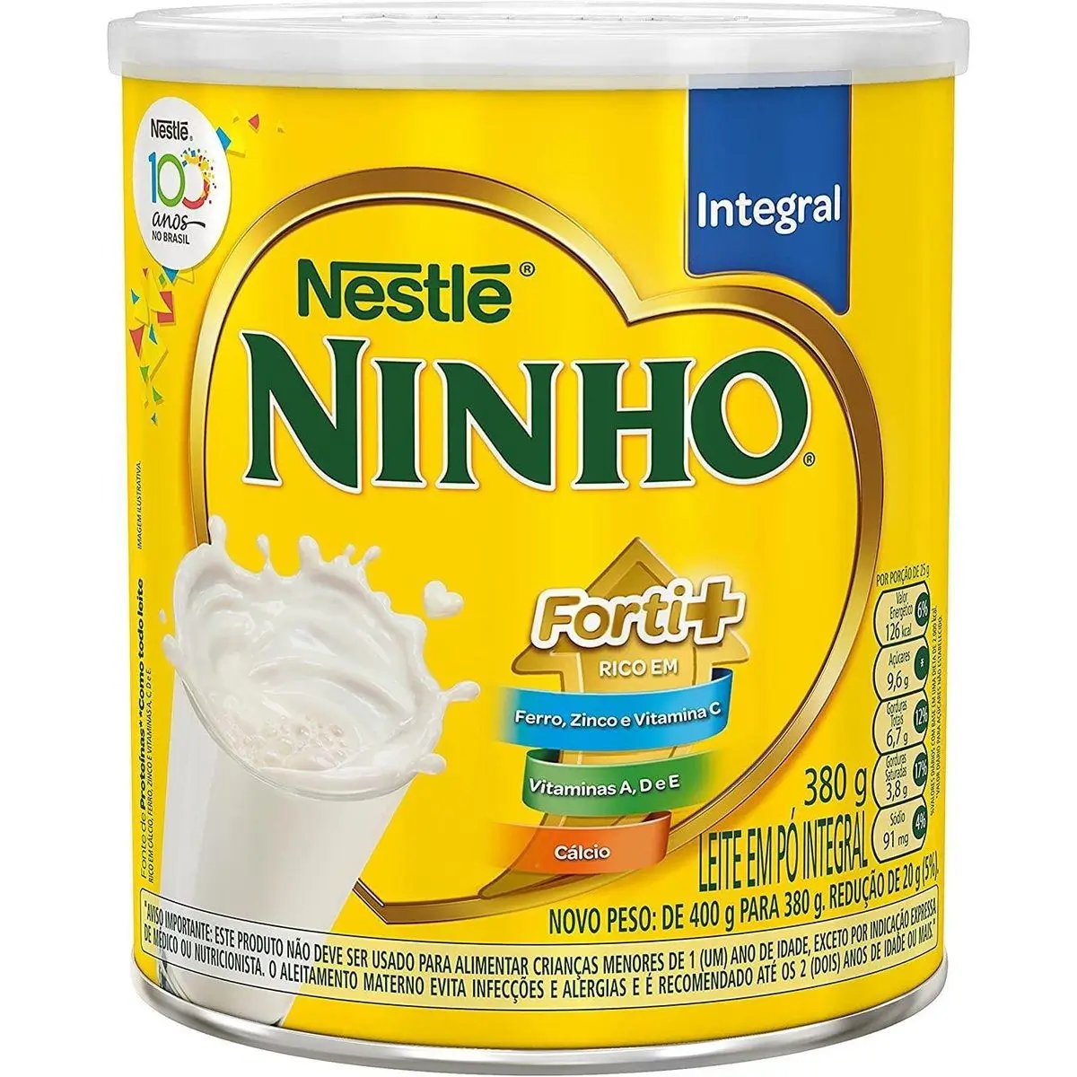 LEITE EM PO NINHO 380G INTEGRAL