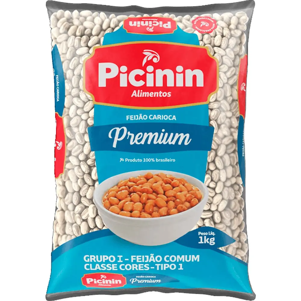 FEIJAO CARIOCA PICININ PREMIUM 1KG