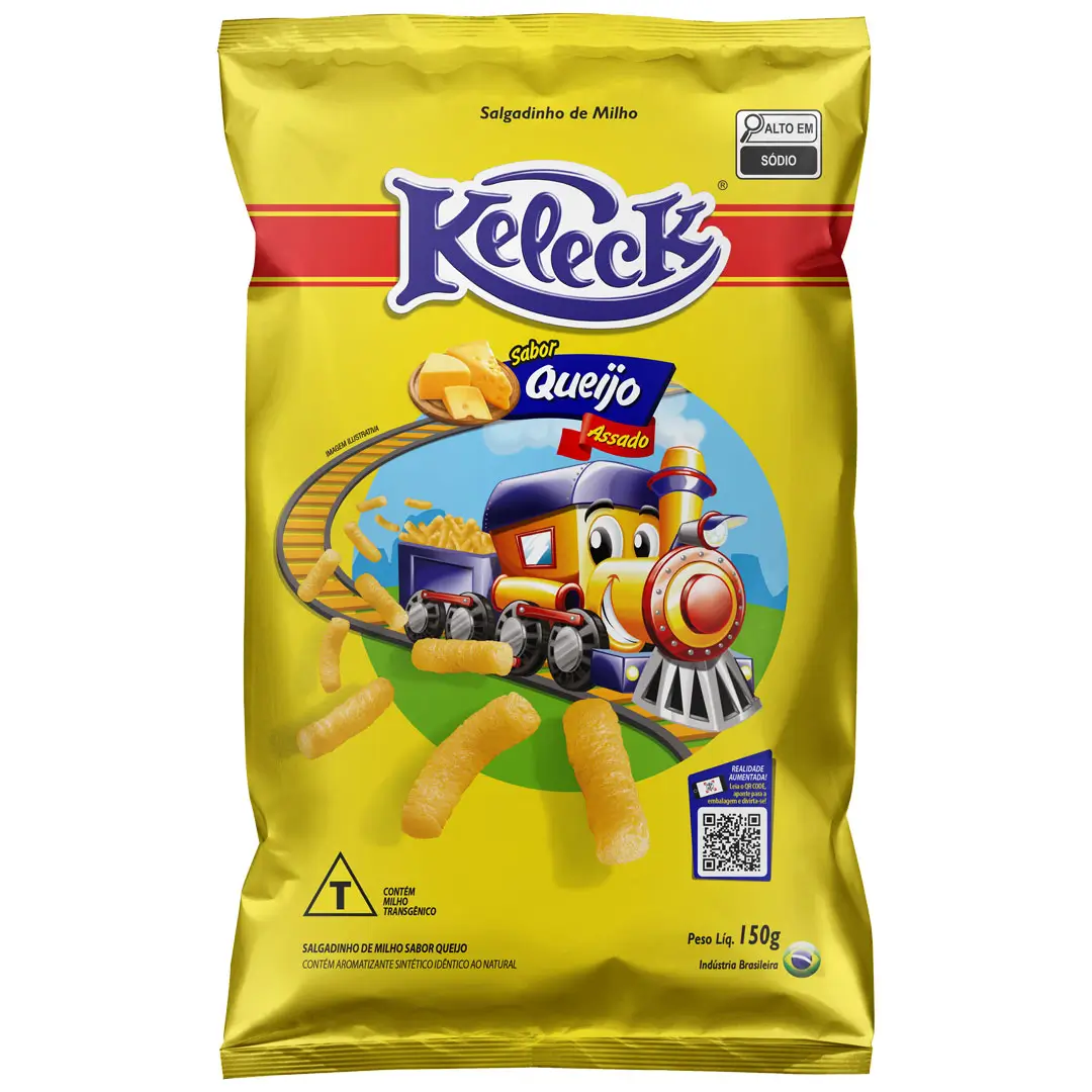 SALGADINHO KELECK 50G QUEIJO