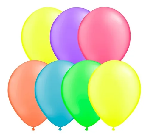 BALAO NEON SORTIDO MULTI FESTA C/9 N 09