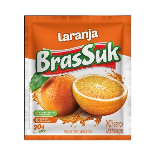 REFRESCO PO BRASSUK 20G LARANJA