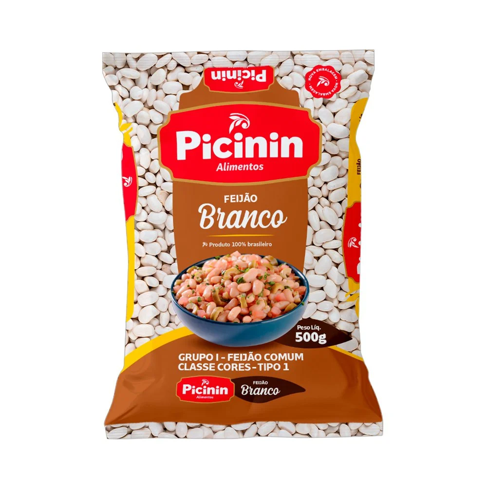 FEIJAO BRANCO PICININ 500G