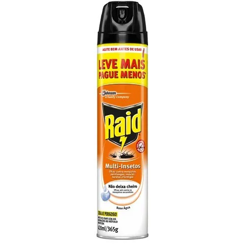 INSETICIDA RAID 420ML MULTI INS. AQUA PROTECAO