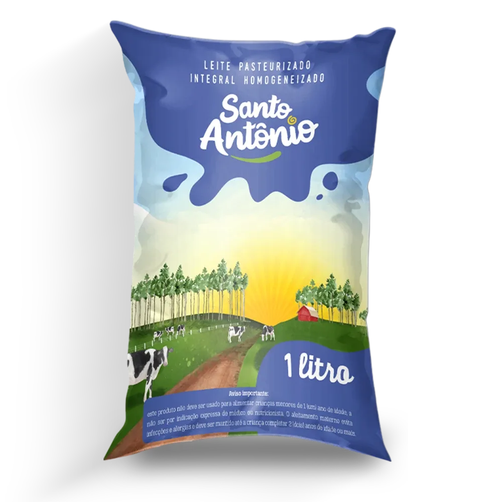 LEITE PASTEURIZADO SANTO ANTONIO 1L INTEGRAL