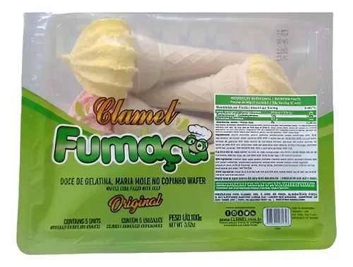 DOCE GELATINA FUMACA CLAMEL 100G
