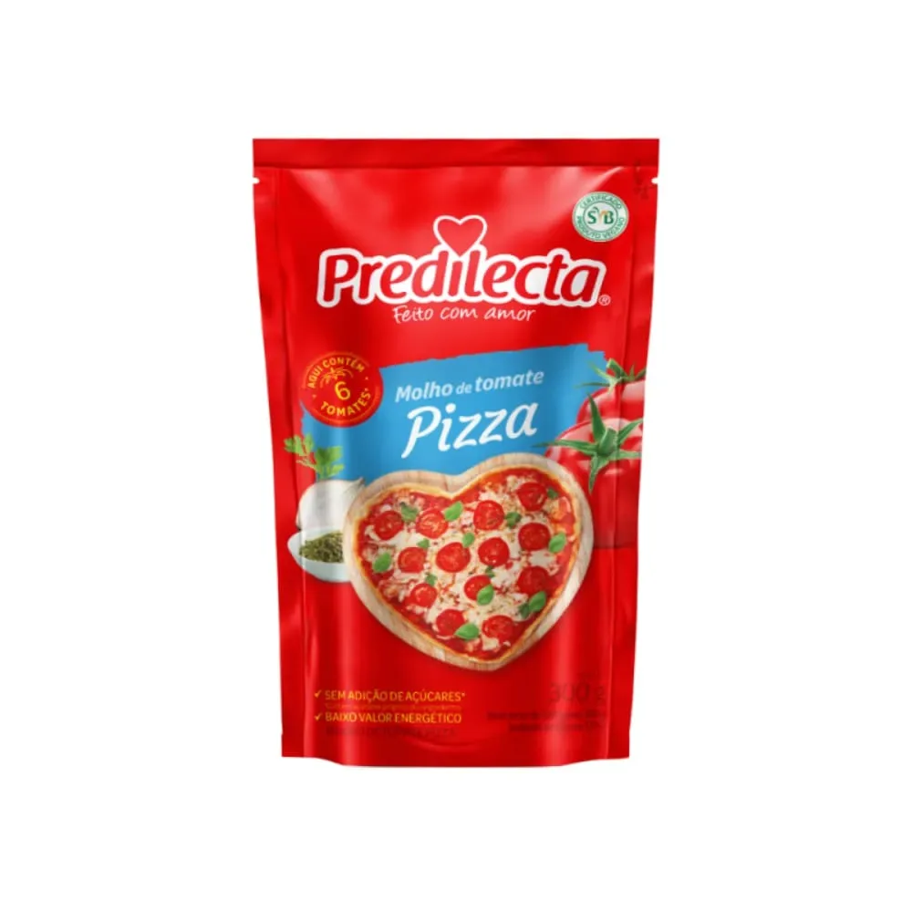 MOLHO TOMATE PREDILECTA 300G PIZZA