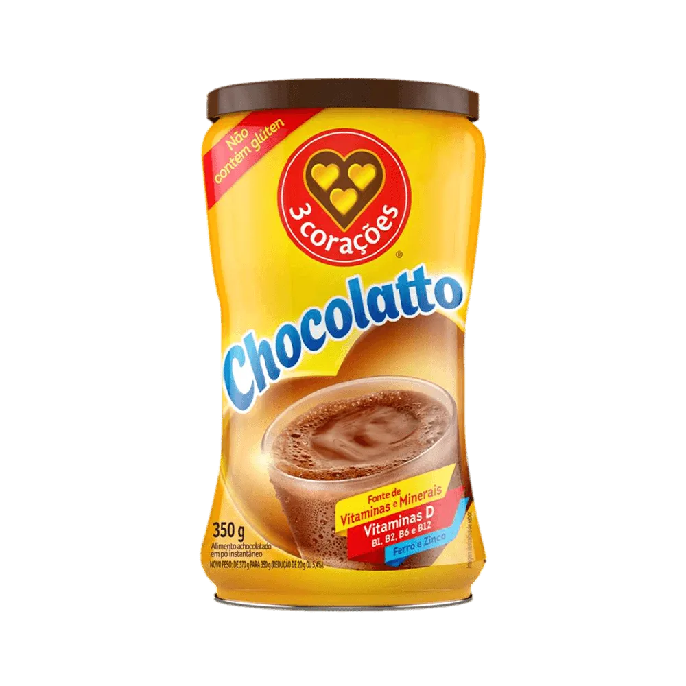 ACHOC CHOCOLATTO 3CORACOES 350G