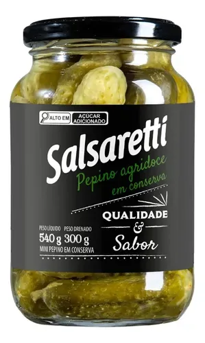 MINI PEPINO SALSARETTI 300G