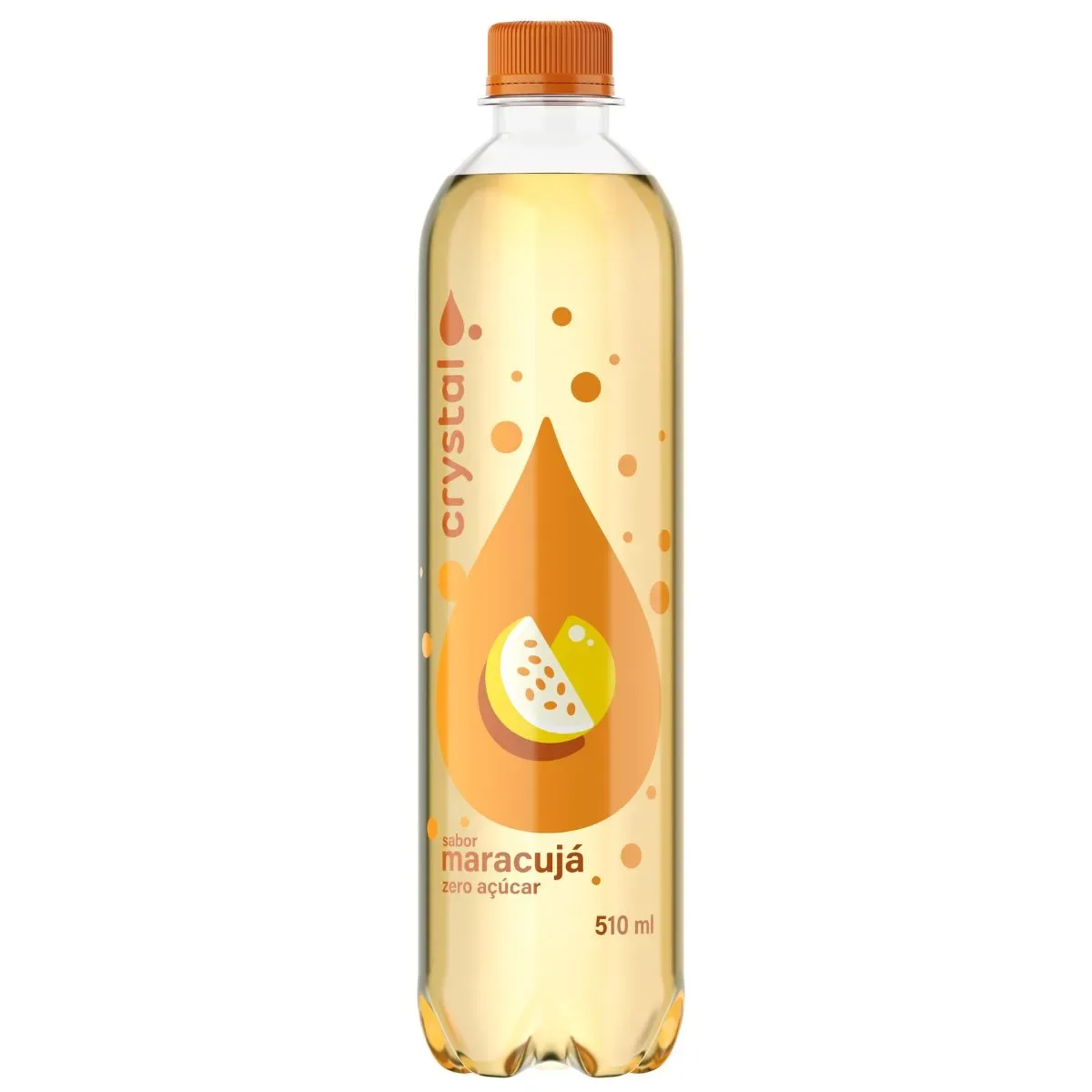 AGUA CRYSTAL SABORIZADA 510ML MARACUJA
