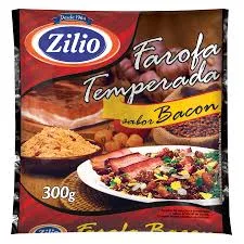 FAROFA TEMPERADA BACON 300G ZILIO