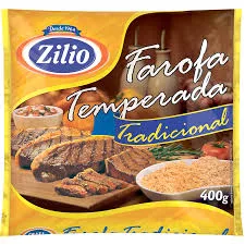 FAROFA TEMPERADA TRADICIONAL 400G ZILIO