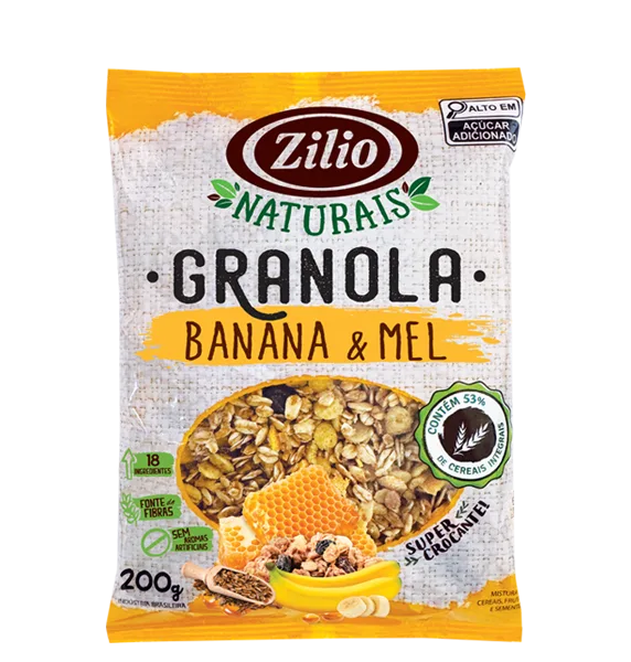 GRANOLA BANANA MEL 200G ZILIO