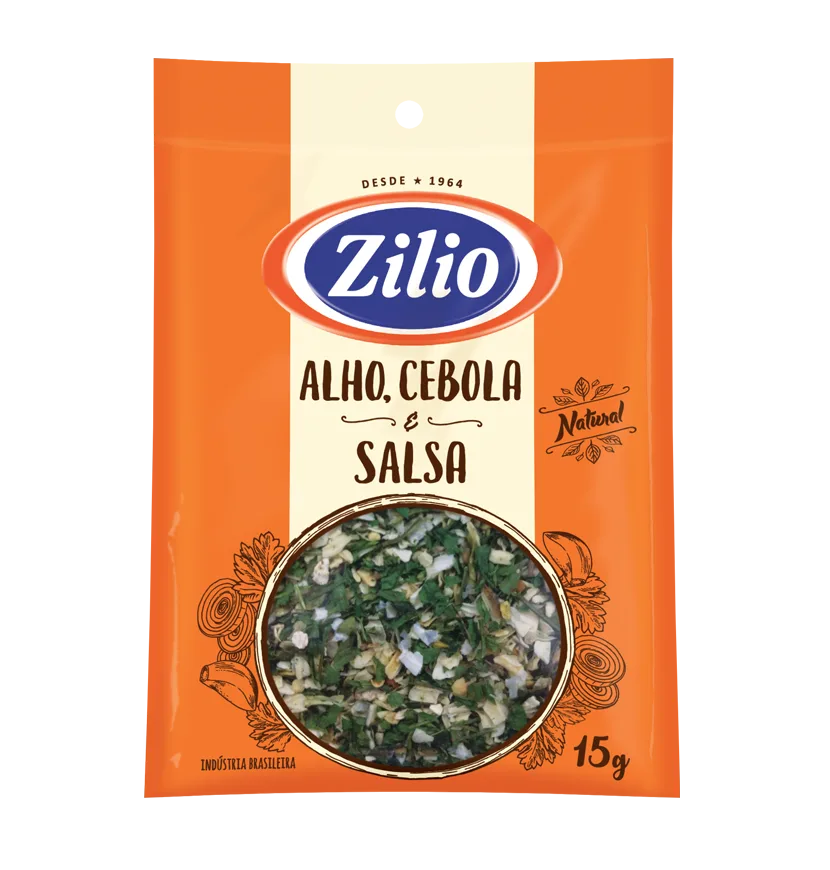 ALHO CEBOLA SALSA 15G ZILIO