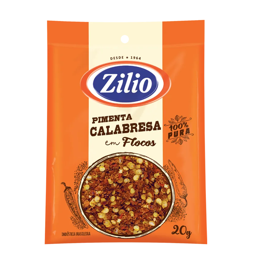 PIMENTA CALABRESA EM FLOCOS 20G ZILIO