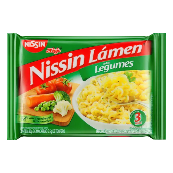 MACARRAO INSTANT NISSIN 85G LEGUMES