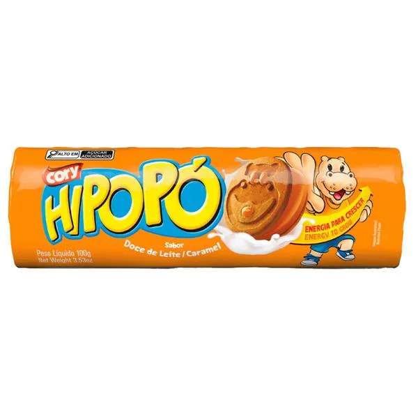 BISC RECH CORY HIPOPO 80G DOCE LEITE
