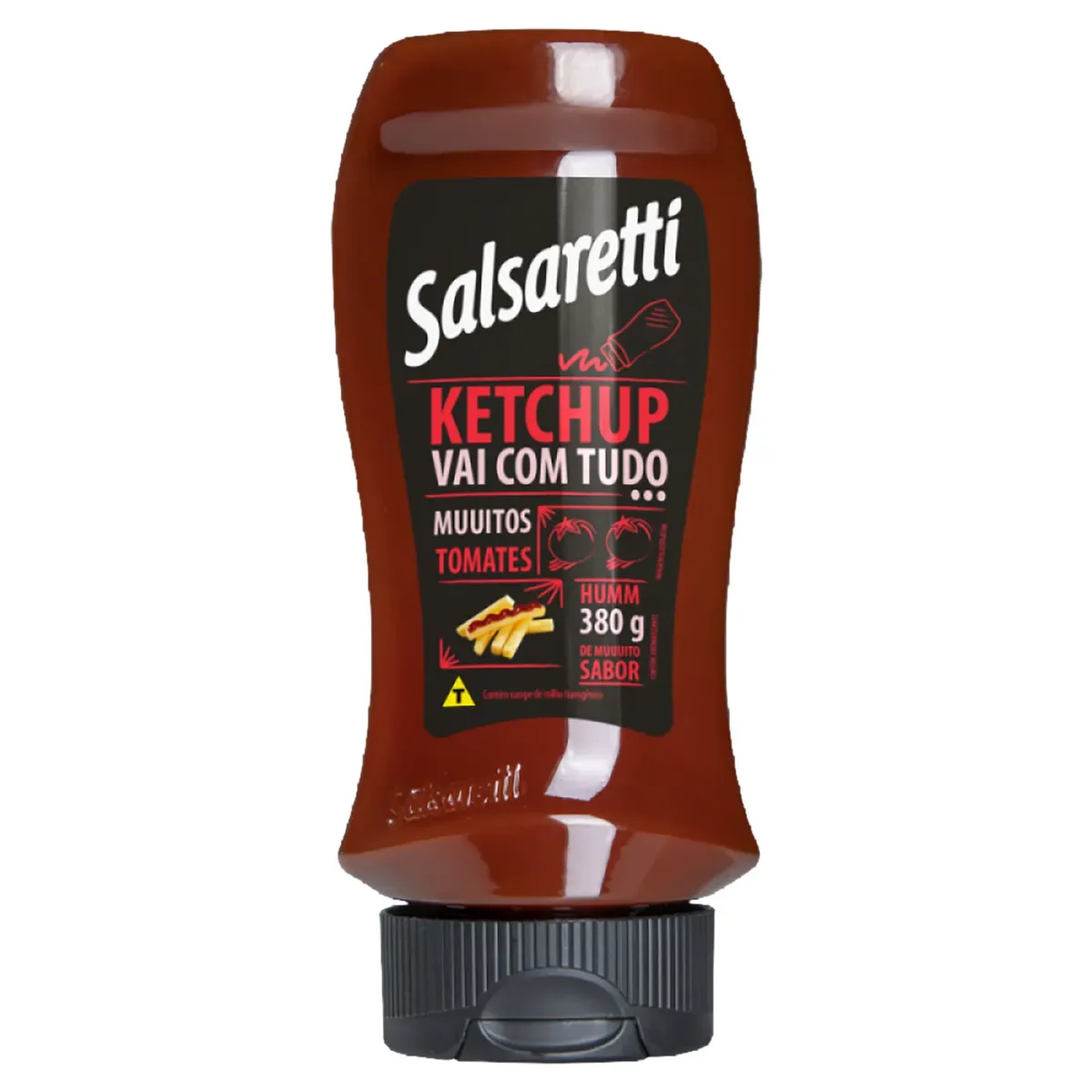 CATCHUP  SALSARETTI 380G TRADICIONAL
