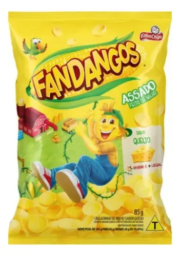 SALG ELMA CHIPS FANDANGOS 85G QUEIJO