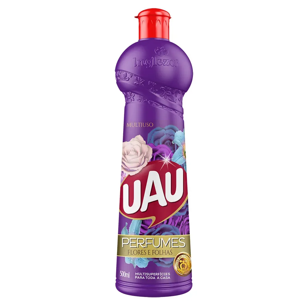 LIMPADOR MULTIUSO UAU 500ML FLORES FOLHAS