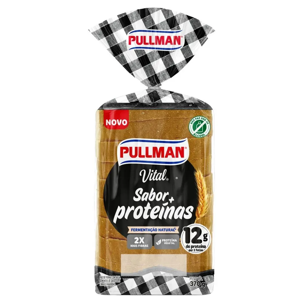 PAO PULLMAN SABOR MAIS PROTEINA 370G