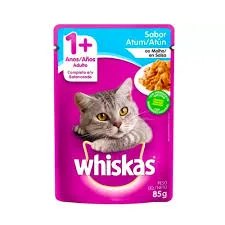 RACAO GATO WHISKAS ADLT ATUM SCH 85G