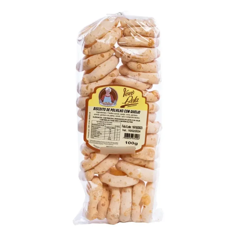 BISCOITO POLVILHO VOVO 100G QUEIJO