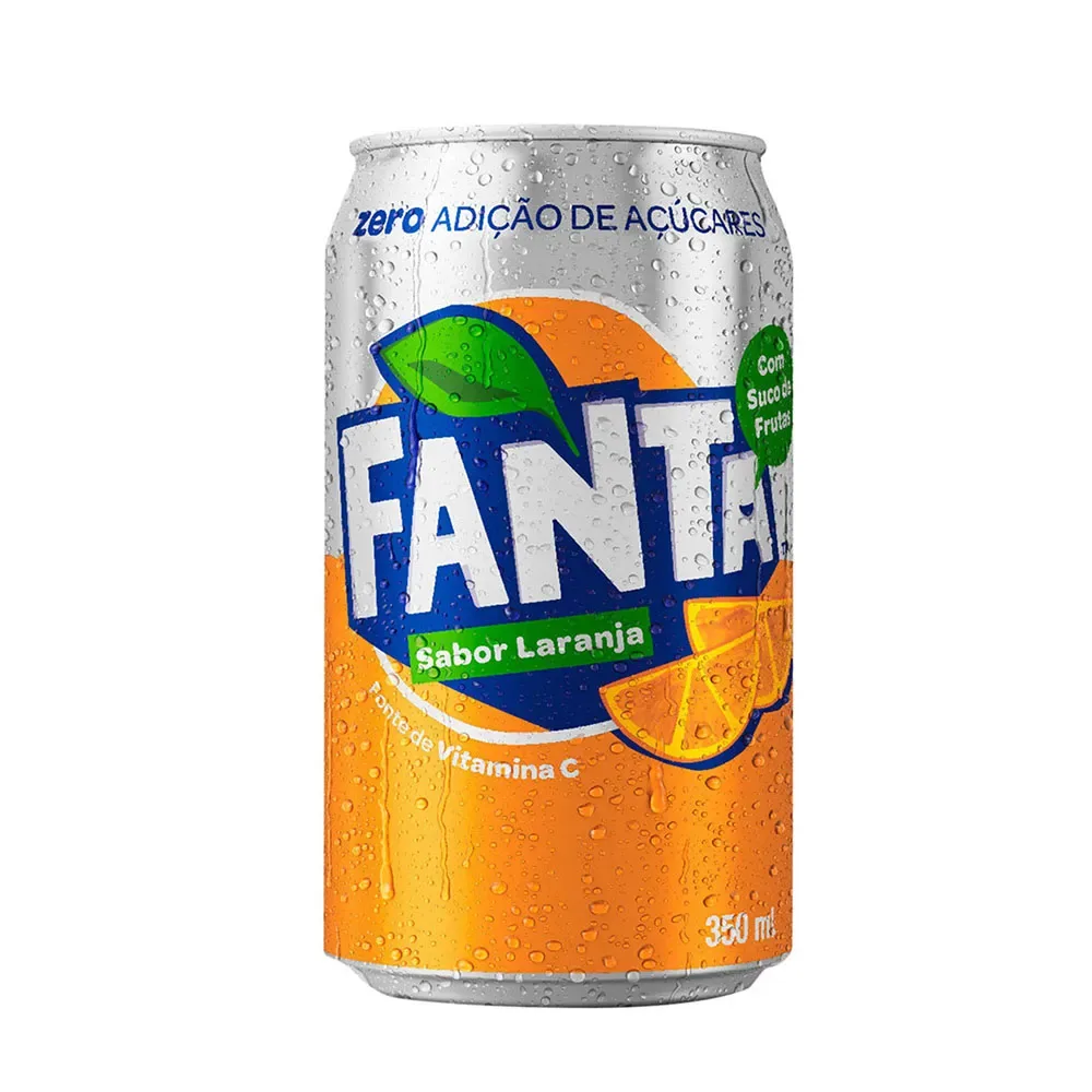 REFRIG FANTA 350ML LARANJA ZERO ACUCAR