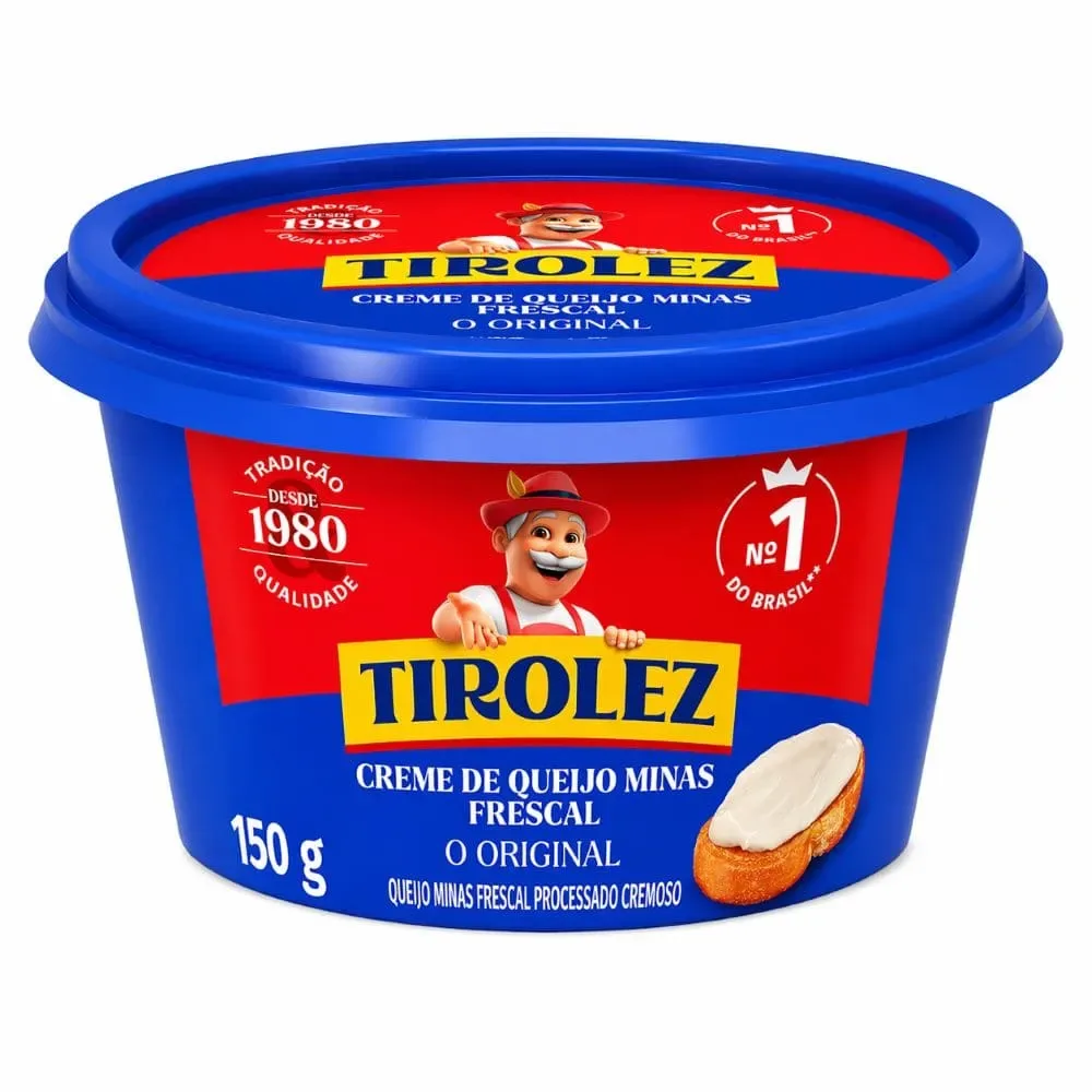 CREME DE QUEIJO MINAS FRESCAL TIROLEZ 150GR