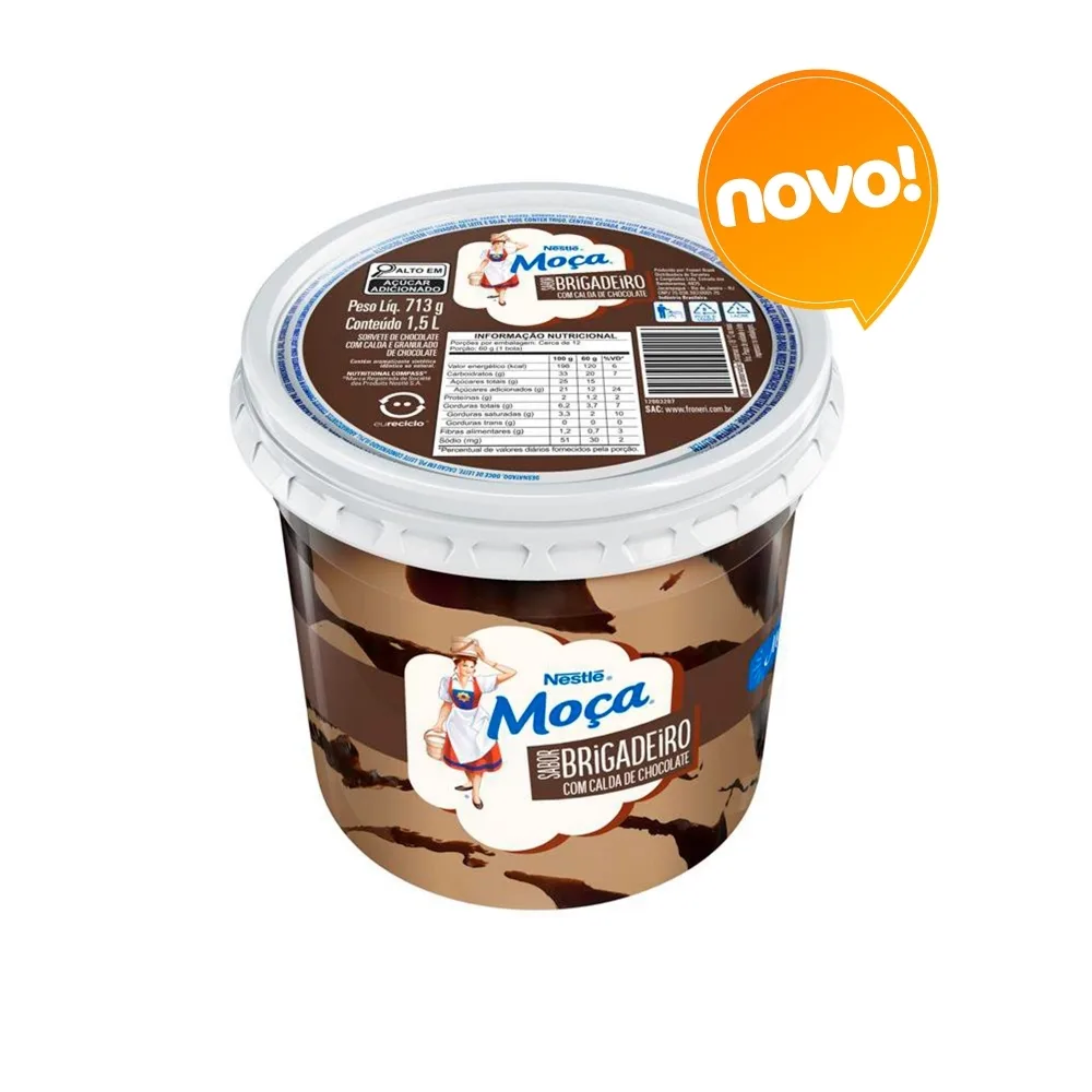 SORVETE MOCA 713G BRIGADEIRO CALDAS