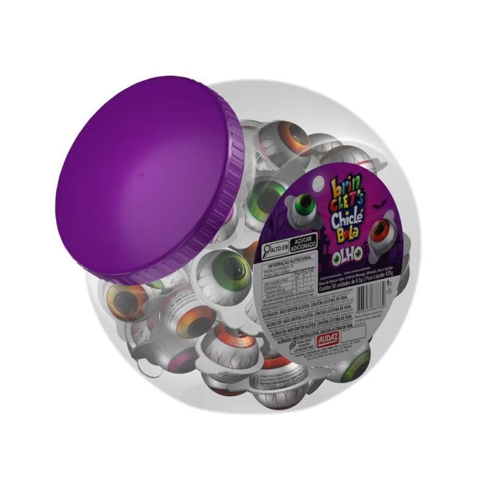 CHICLETE BRINCLETS AUDAZ 9,5G BOLA DE FUTEBOL