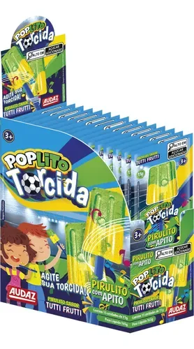 PIRULITO POP LITO AUDAZ 11G TORCIDA COPA APITO